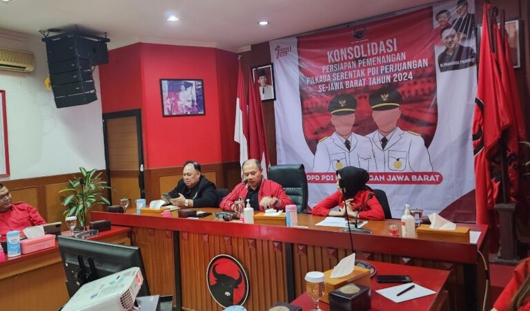 PDI Perjuangan Jabar Gelar Konsolidasi Pemenangan Pilkada 2024